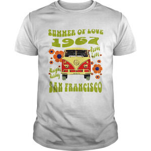 1967 Summer Of Love San Francisco Haight Ashbury Hippie Shirt